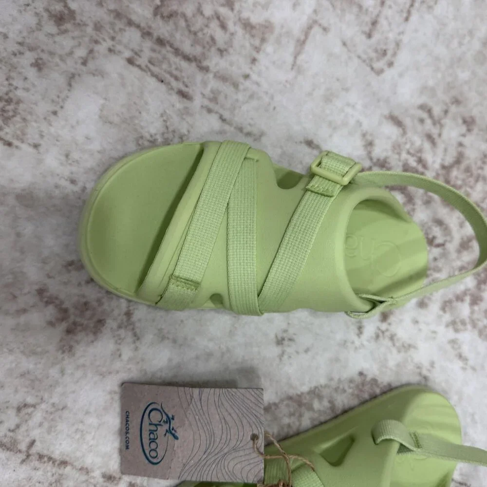 Chaco Sandals Kids Size 4 Pale Green Chillos Sport Strappy Slingback JCH180359